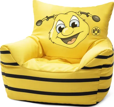 Produktbild von Kids Sessel BVB Borussia Dortmund Lizenz Fussball Bundesliga Kinder Sitzsack Fanartikel