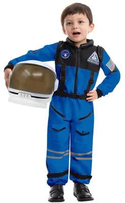 Image de Costume d'astronaute combinaison spatiale - Pour enfants - Casque articulé - Halloween