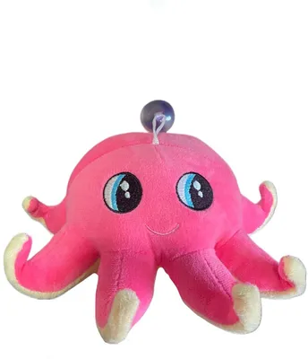 Produktbild von Hochwertiges Oktopus Plüschtier, Stimmungs Plüschtier, bekannt aus TikTok, Rosa