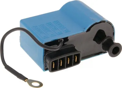 Produktbild von BestPrice CDI Zündbox Zündspule blau 4 Pin kompatibel mit Vespa PX 80