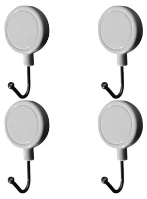 Image de Lot de 4 crochets inox pour ustensiles de cuisine Fackelmann Tecno