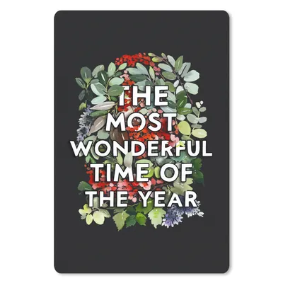 Produktbild von MuchoWow® Mauspad Mousepad Weihnachten - Zitat - Aquarell 18x27 cm - Mousepads - Maus Mat - Pad - Mausunterlage