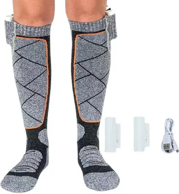 Produktbild von MECO Heizsocken – Beheizbare Socken mit Akku | Warme Füße bei Kälte, Winter & Outdoor-Aktivitäten