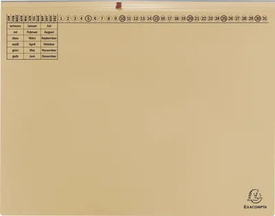 Zdjęcie produktu dla Exacompta 370322B 25 Exacompta Hängehefter Exaflex Karton chamois 2 x Amtsheftung