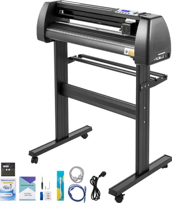 Image de SucceBuy Découpeuse de vinyle 34 pouces, traceur de vinyle avec logiciel SignCut pour Windows et Mac, découpe manuelle