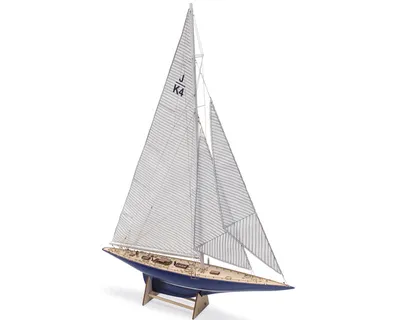 Produktbild von AMATI Endeavour Segelschiff 1934 1:80 Bausatz mit fertigem Rumpf