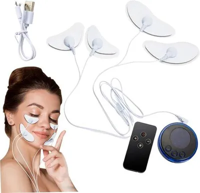 Produktbild von Elektrische Gesichtsmassager-Apparat mit Patchpads, 8 Modi, anpassbare Massage, 19 Geschwindigkeiten, Gesichts-Conditionierungs-Apparat