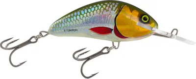 Produktbild von Salmo Hornet Wobbler , Salmo Farben:Silver Halo, Länge/Gewicht/Laufverhalten/Tauchtiefe:9cm / 36g / schwimmend / 3.5-5.0m