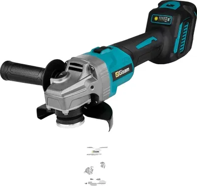 Immagine prodotto di Smerigliatrice angolare, diametro disco 125 mm, 7 velocità variabili, senza batteria senza presa di corrente