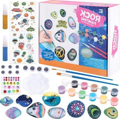 Immagine prodotto di Set di colori per bambini - Set artistico fai da te da 12 colori per bambini e bambine - Giocattolo regalo - Dai 3 ai 12 anni.
