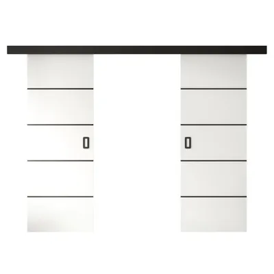 Produktbild von WAYATT PLUS DUO Schiebetür mit Griff, Weiß, Breite 172 cm
