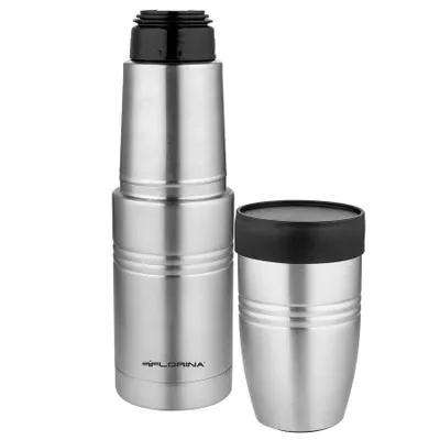 Produktbild von Thermosflasche EDELSTAHL Thermoskanne Isolierflasche Kaffeekanne FLORINA 0,6 l
