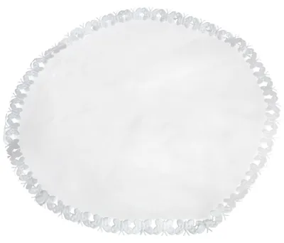 Zdjęcie produktu dla Serwetka BIAŁA DO KOSZYCZKA WIELKANOCNEGO święconki 24 x 24 cm