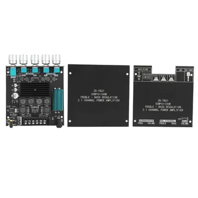 Obrázek produktu pro Deska výkonového zesilovače, pro desku digitálního zesilovače Bluetooth, deska zesilovače, modul výkonového zesilovače, deska 2.1 kanálového zesilovače, modul zesilovače hlasitosti