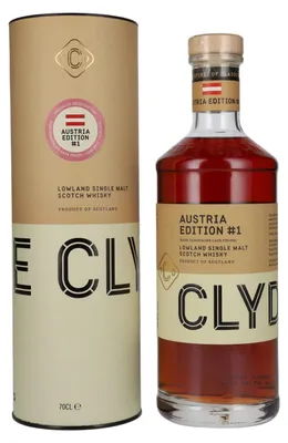 Produktbild von Clydeside AUSTRIA EDITON #1 Rosé Champagne Cask Finish Lowland Single Malt 59,8% Vol. 0,7l in Geschenkbox