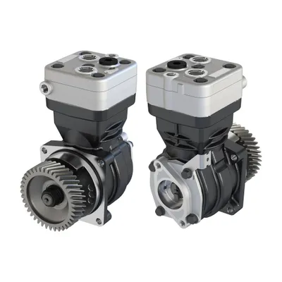 Produktbild von ROBUR BREMSE Druckluftkompressor für DAF 1506773 MERCEDES 906 131 05 01, 906 130 06 15 OEM: 4111510000, 8845034370 | OM 904 LA / OM 906 LA / OM 924 LA