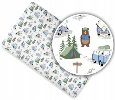 Produktbild von Spannbettlaken für Kinderbett 70x140 cm - 100% Baumwolle -