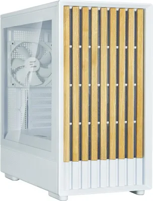Obrázek produktu pro Zalman P10 NAMU WHITE, Mini Tower, PC, Bílá, Micro ATX, Mini-ITX, Plast, Ocel, Temperované sklo, 17,3 cm
