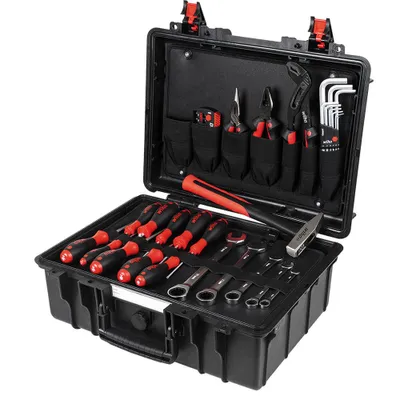 Produktbild von Werkzeugsortiment Basic Set L mechanic 34-teilig Schutzkoffer