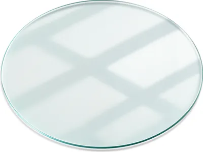 Obrázek produktu pro Transparentní - kulatá deska stolu - kulatá skleněná deska - jídelní stůl ze skla - skleněná deska stolu - snadno se čistí - Ø100 cm