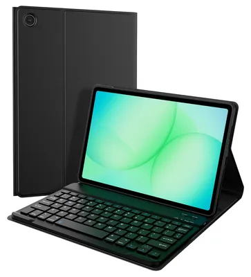 Productafbeelding van Accezz Bluetooth Keyboard Bookcase voor de Samsung Galaxy Tab A11 Plus - QWERTZ / DE - Zwart