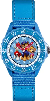 Immagine prodotto di Orologio Paw Patrol "Zeit-Lehrer" con cinturino in tessuto blu taglia unica Disney