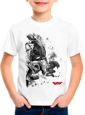Produktbild von style3 Alien Invasion Kinder T-Shirt xenomorph alien ripley movie