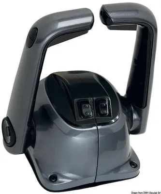 Produktbild von Doppelhebelsteuerbox für Zwillingsmotoren schwarz B502B - Osculati 45.254.10
