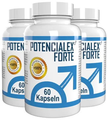Obrázok produktu pre Potencialex Forte - 180 kapsúl (3x60 kapsúl), balenie 3