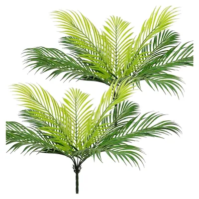 Produktbild von 2 Stück Künstliche Palmenblätter für Frühlingsdekoration