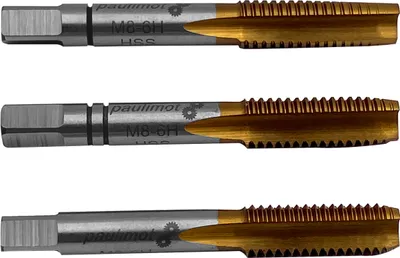 Produktbild von PAULIMOT Hand-Gewindebohrer-Satz 3-teilig M8 x 1,25
