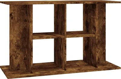 Obrázok produktu pre vidaXL Akváriový stojan Smoked Oak 100x40x60 cm odvodený výrobok z dreva