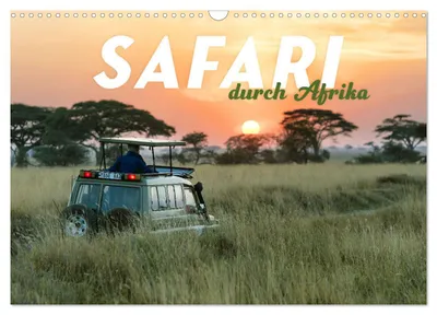Produktbild von Safari durch Afrika (Wandkalender 2027 DIN A3 quer), CALVENDO Monatskalender
