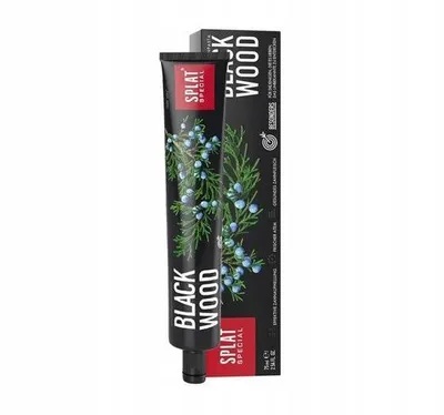 Zdjęcie produktu dla SPLAT Pasta wybielająca bez fluoru Special Blackwood Dark Mint 75 ml
