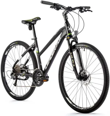 Produktbild von 28 Zoll Crossrad Leader Fox Toscana Lady Shimano 27 Gang Disc schwarz RH46 cm