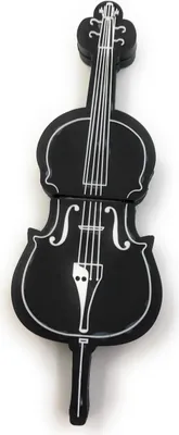 Produktbild von Onwomania Bass Cello Violine Geige in Schwarz Funny USB Stick 8 GB USB 2.0
