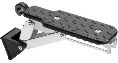 Image de Marchepied pliable pour voiture, en alliage d'aluminium, antidérapant, 24,5 cm