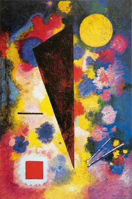 Produktbild von Wassily Kandinsky Kunstdruck Bild - Vielfarbige Resonanz, 1928 (120 x 80 cm)