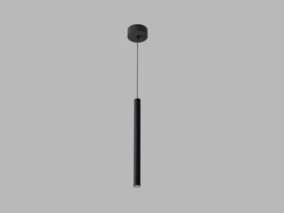 Zdjęcie produktu dla Oprawa wisząca LED MIKY SLIM Z CRI90 z możliwością ściemniania, wariant: MIKY SLIM 35 Z, Ø 25 mm x 350 mm, 3000 K, czarna, DALI