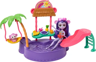 Zdjęcie produktu dla Enchantimals Sunshine Beach HTW73, Akcja/Przygoda, 4 lat(a), Wielobarwny, Tkanina, Plastik