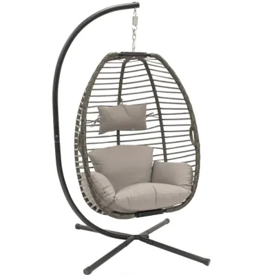 Produktbild von Hängesessel Hängekorb Hängestuhl Hängesitz Nestschaukel Vivere mit Gestell