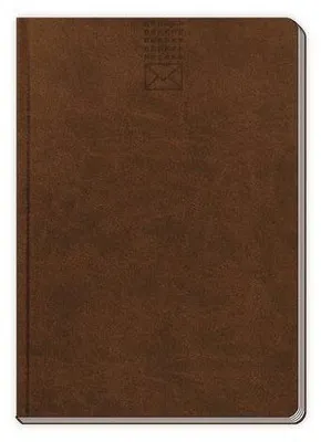 Produktbild von Adressbuch Soft, A5, 15 × 21 cm, braun, A–Z-Register