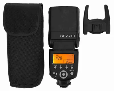 Obrázek produktu pro SLFC SF770I ABS – standardní blesk pro digitální fotoaparáty Canon, Nikon, Pentax a Olympus
