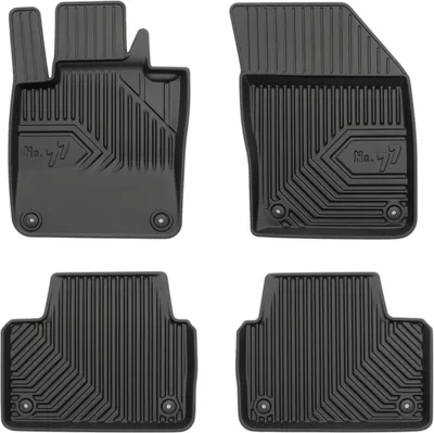Image de Tapis de sol No.77 pour Volvo S60 III 2018-2025 / V60 II 2018-2025 TPE Noir 4Pcs