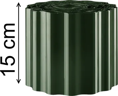 Produktbild von Rasen Kante Beeteinfassung Rasen Begrenzungen Sinus Welle grün 9mX 15 cm