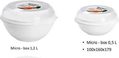 Produktbild von Mikrowellen-Kasserollen 2-tlg. Set, 2 Größen