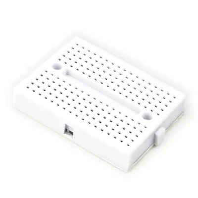 Produktbild von Mini Breadboard mit 170 Kontakten - Farbe: weiß