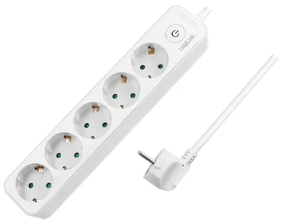 Obrázek produktu pro Logilink Steckdosenleiste 5-fach,5xCEE 7/3:1,5m:m.Schalter w