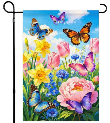 Immagine prodotto di Bandiera primaverile a doppia faccia per la decorazione esterna