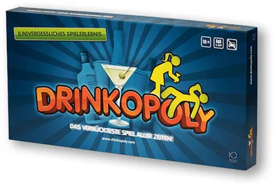 Produktbild von Drinkopoly Trinkspiel Saufspiel Partyspiel Gesellschaftsspiel Brettspiel deutsch NEU